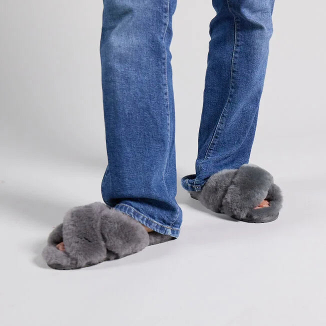 Emu Australia Women's  Mayfield Sheepskin Slipper Charcoal