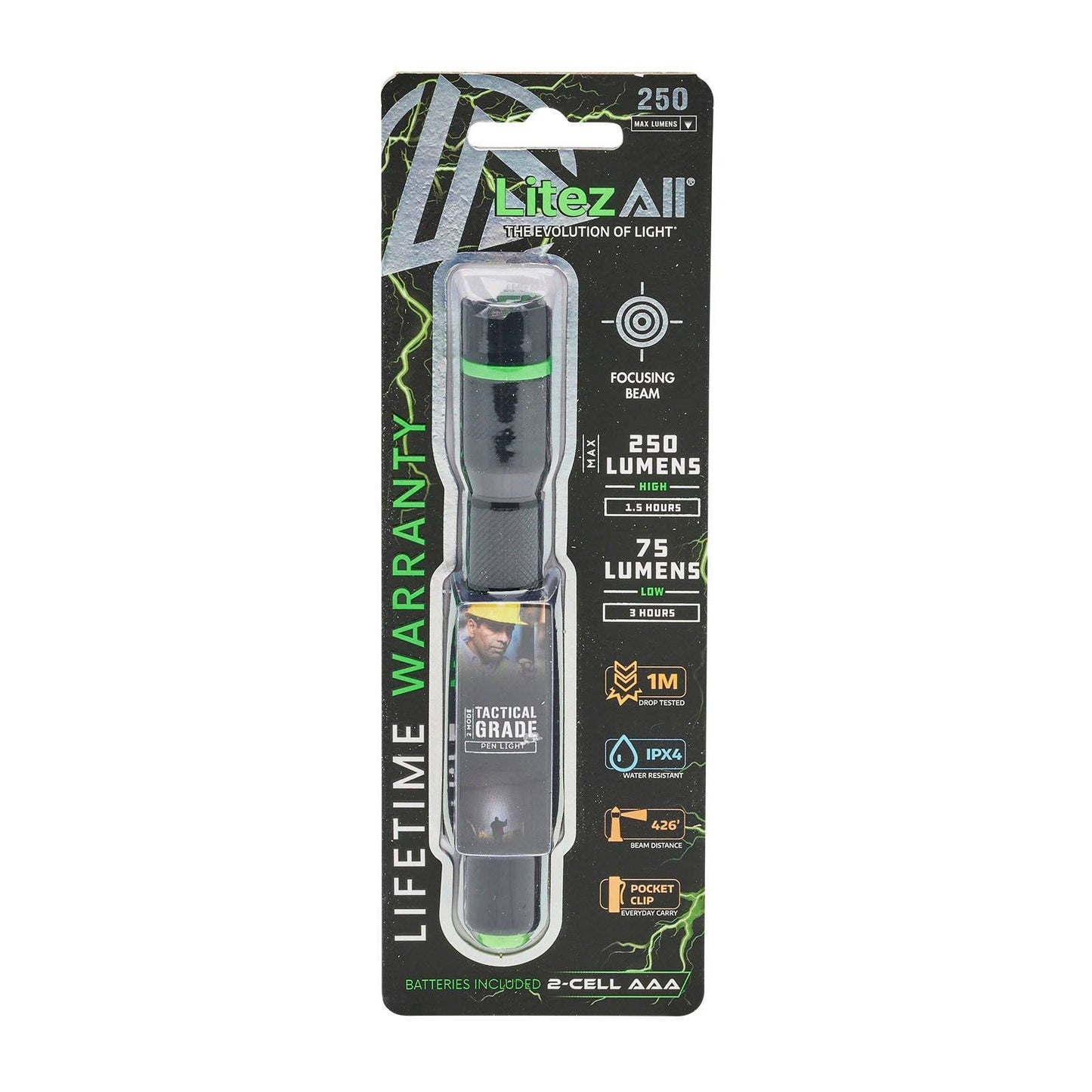nan LitezAll 250 Lumen Tactical Pen Light, nan: nan, nan: nan, nan: nan
