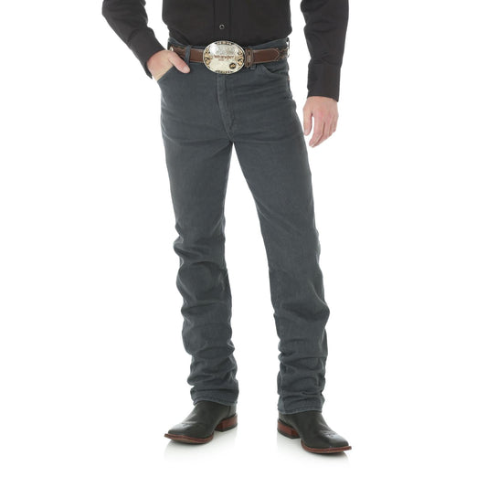 Wrangler Wrangler Men's Cowboy Cut Rigid Slim Fit Jean Prewashed Charcoal Grey, Waist: 30, Length: 30, nan: nan