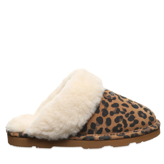 Bearpaw Women's Loki Slide Slipper Exotic Leopard Print