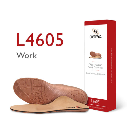 Aetrex Men’s Work Orthotics With Metatarsal Support