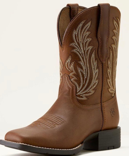 Ariat Women's Round Up Filly Wide Square Toe Western Boot