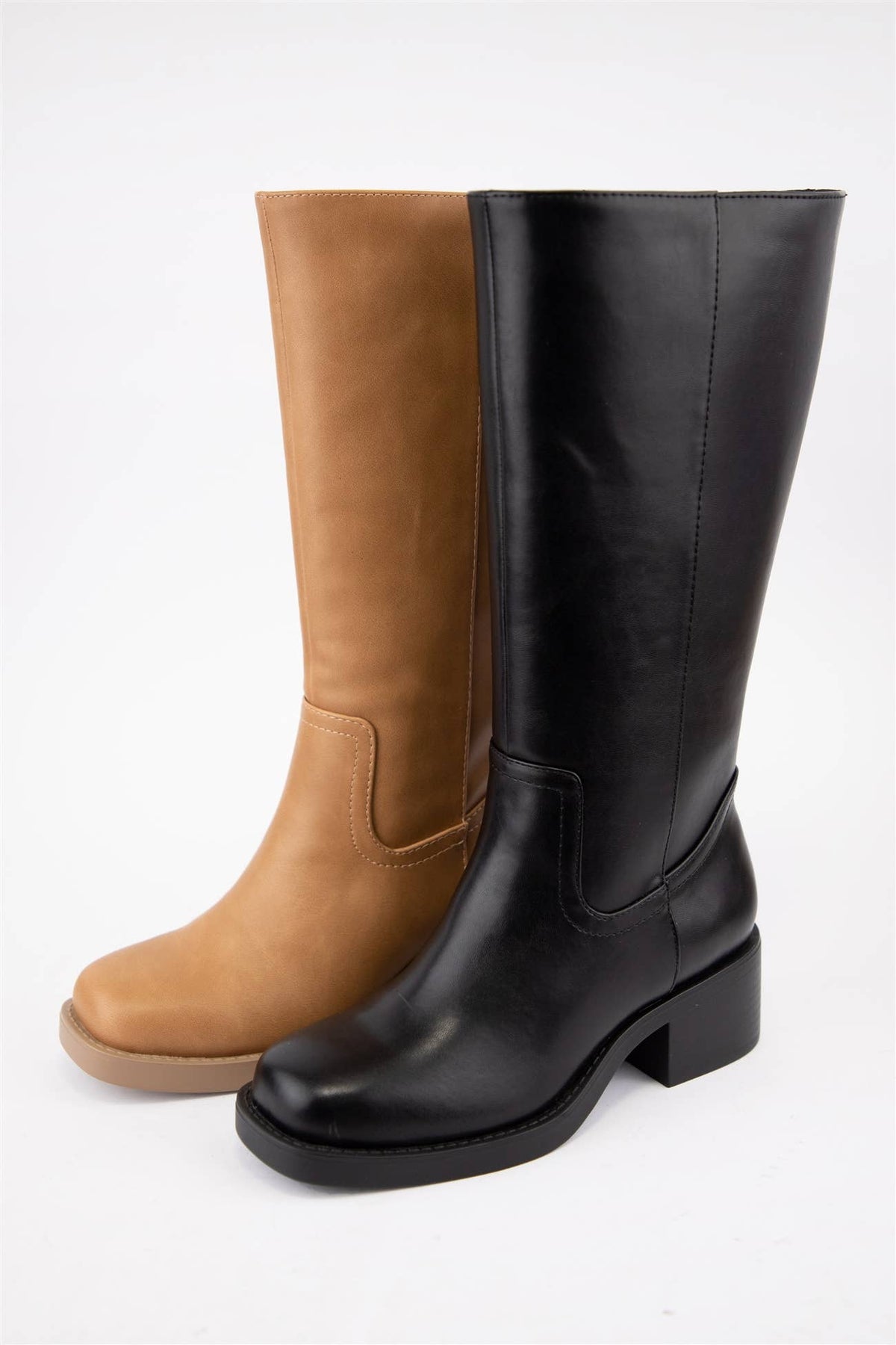 CCOCCI Women's Belvin Tall Block-Heel Boots