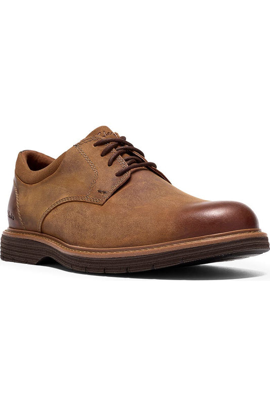 Clarks Men's Baystone Plain Oxford - Light Brown Leather (26327754) - view 1