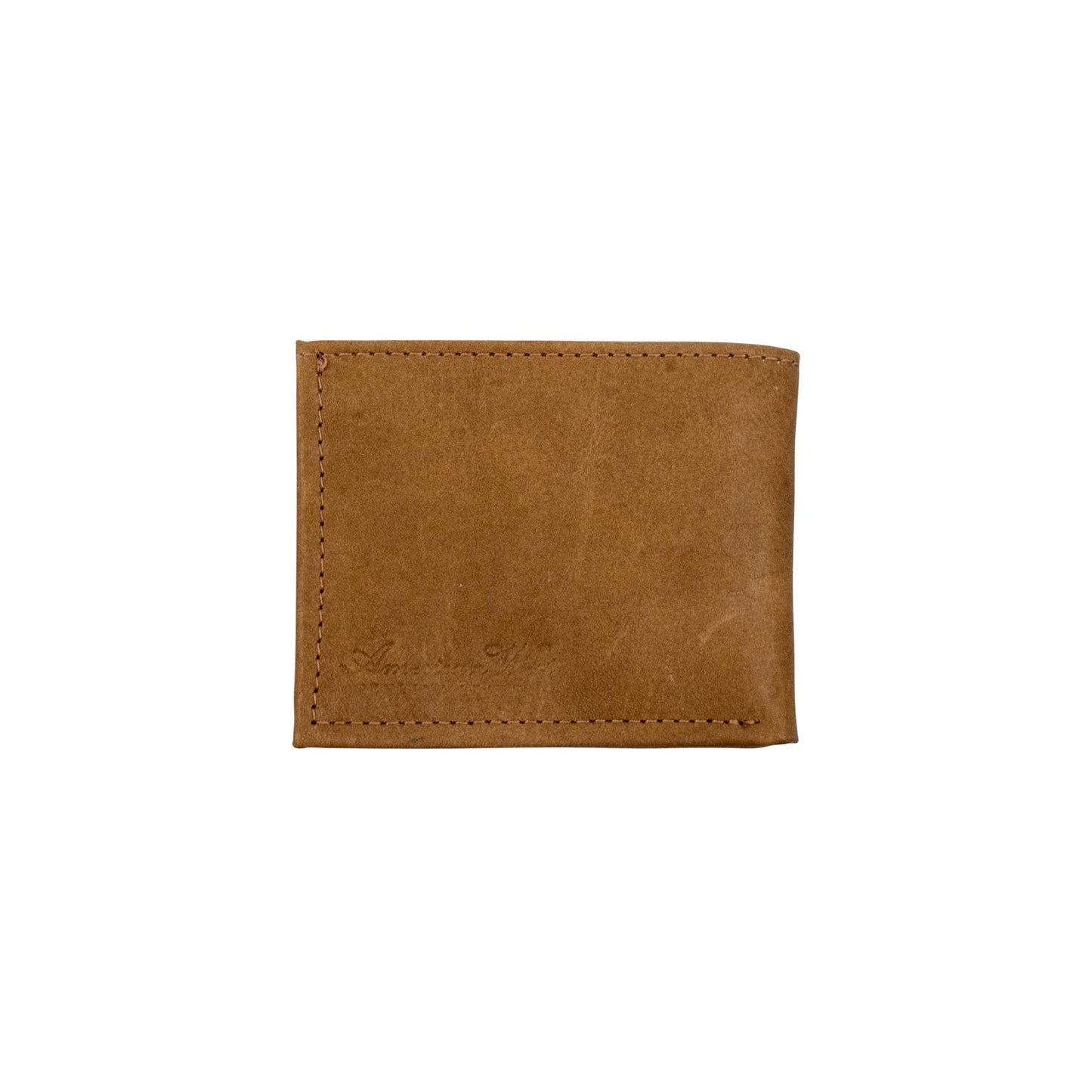 Waxed Leather Men's Wallet: Dark Brown / 100% Genuine Full Grain Leather