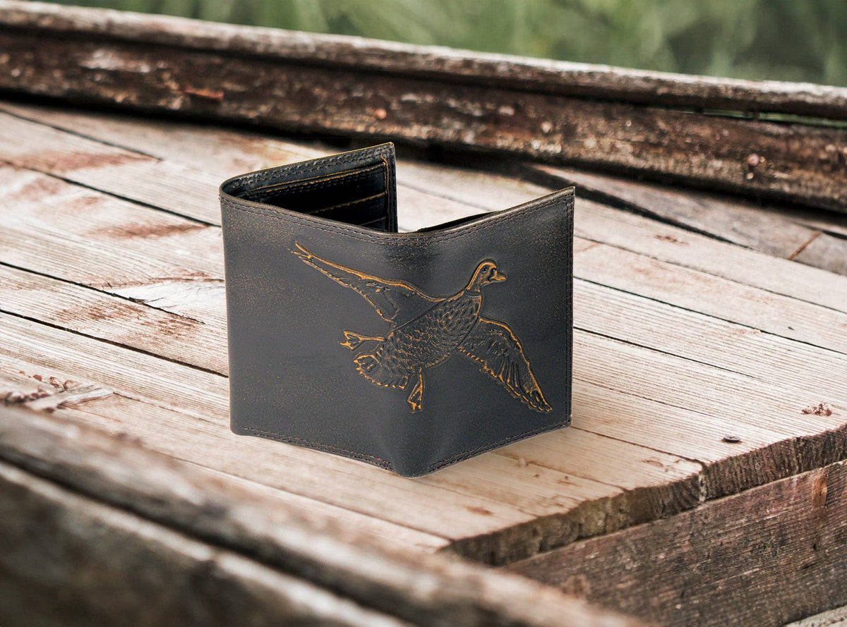Zep-Pro Mallard Burnished Leather Trifold Wallet