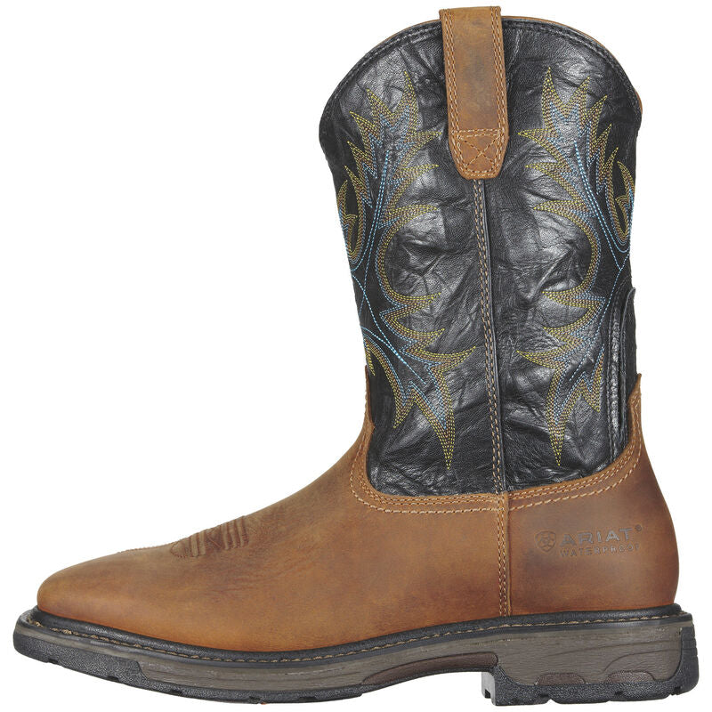 nan Ariat Men's Workhog Pull On Soft Toe Work Boot, nan: 7, nan: EE, nan: nan