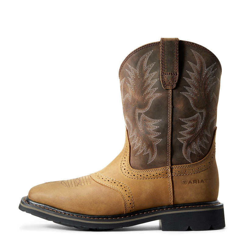 nan Ariat Men's Sierra Pull On Steel Toe Work Boot, nan: 8.5, nan: D, nan: nan