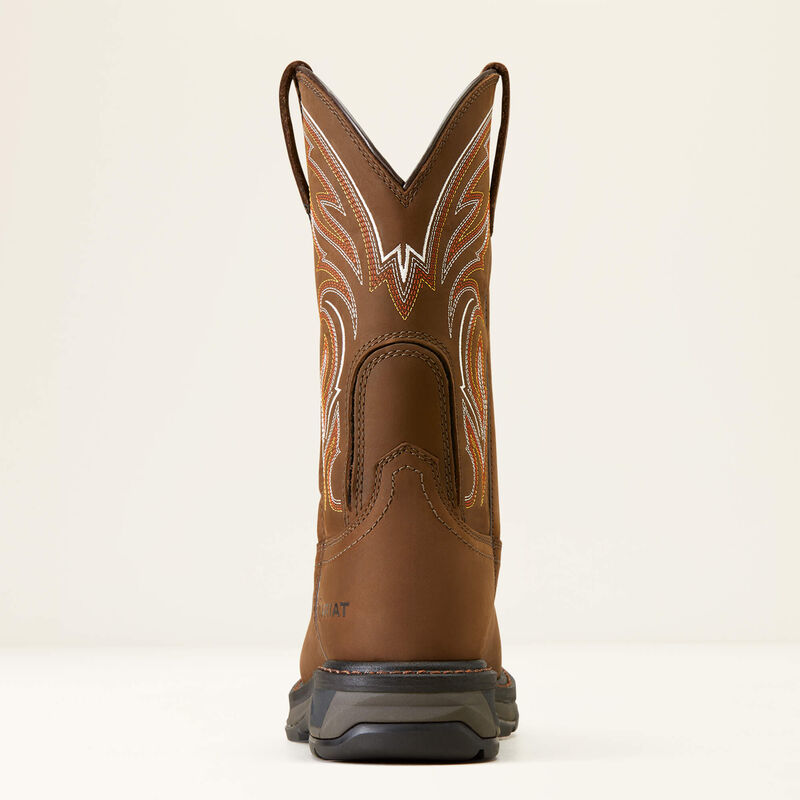 nan Ariat Men's Workhog XT Soft Toe Pull On Work Boot Distressed Brown, nan: 8, nan: EE, nan: nan