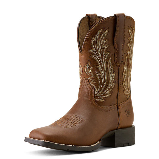 Round Up Filly Wide Square Toe Western Boot