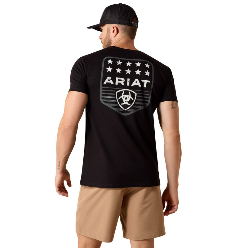 Ariat Stripe Patriotic Badge T-Shirt
