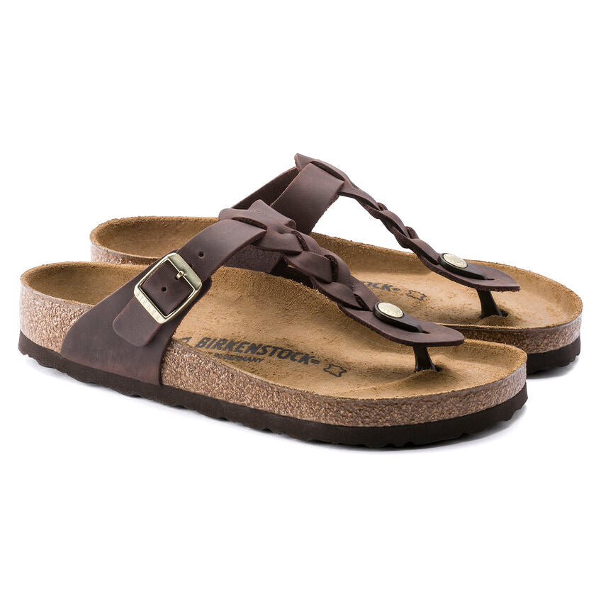 nan Birkenstock Women's Gizeh Braided Thong Sandal  Habana, nan: 39, nan: R, nan: nan