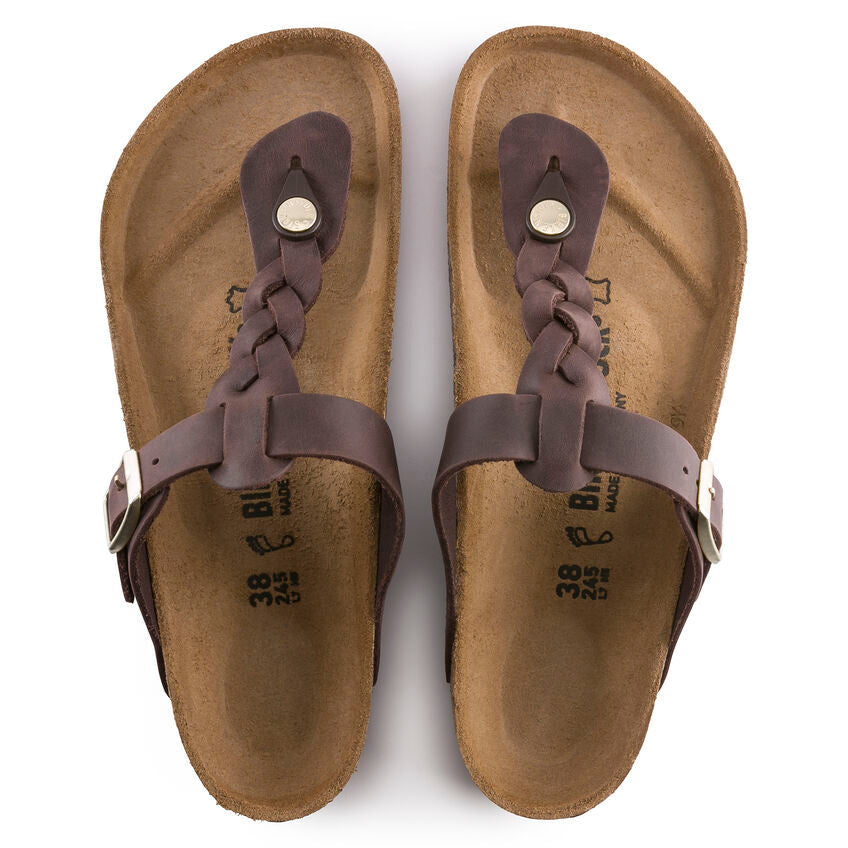 nan Birkenstock Women's Gizeh Braided Thong Sandal  Habana, nan: 38, nan: R, nan: nan