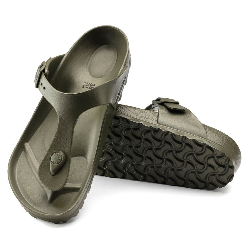 nan Birkenstock Women's Gizeh Eva Thong Sandal Khaki, nan: 37, nan: R, nan: nan