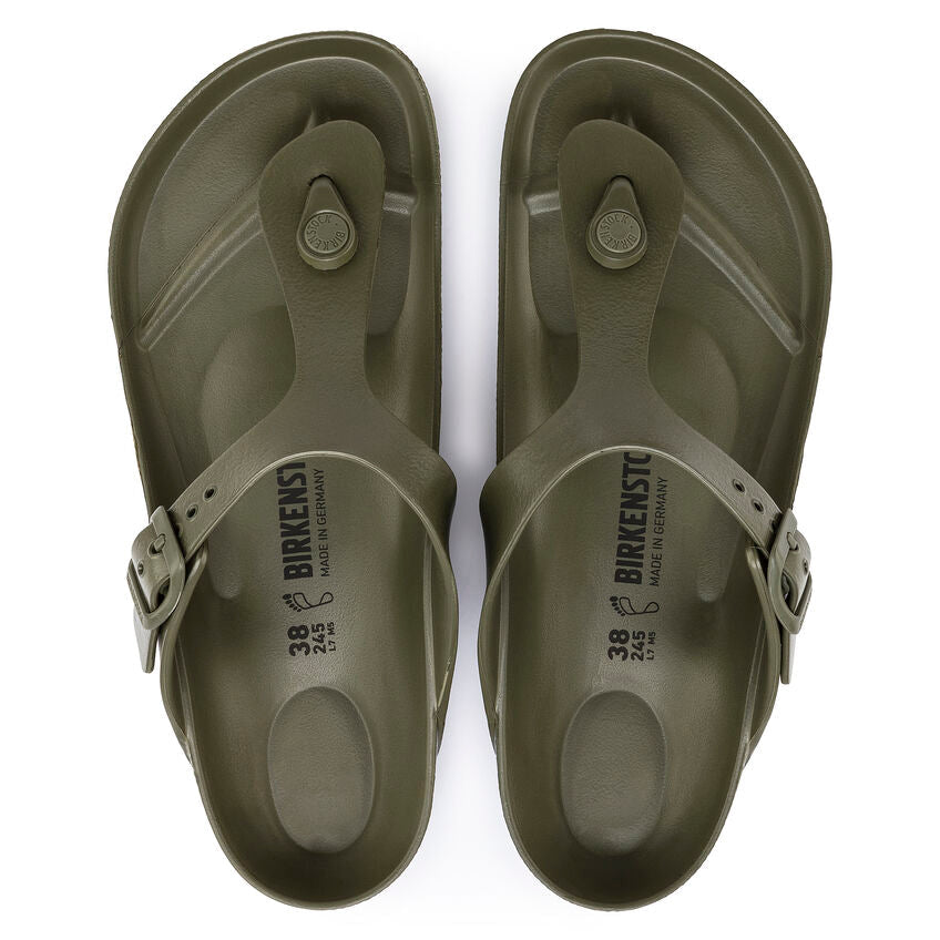 nan Birkenstock Women's Gizeh Eva Thong Sandal Khaki, nan: 38, nan: R, nan: nan