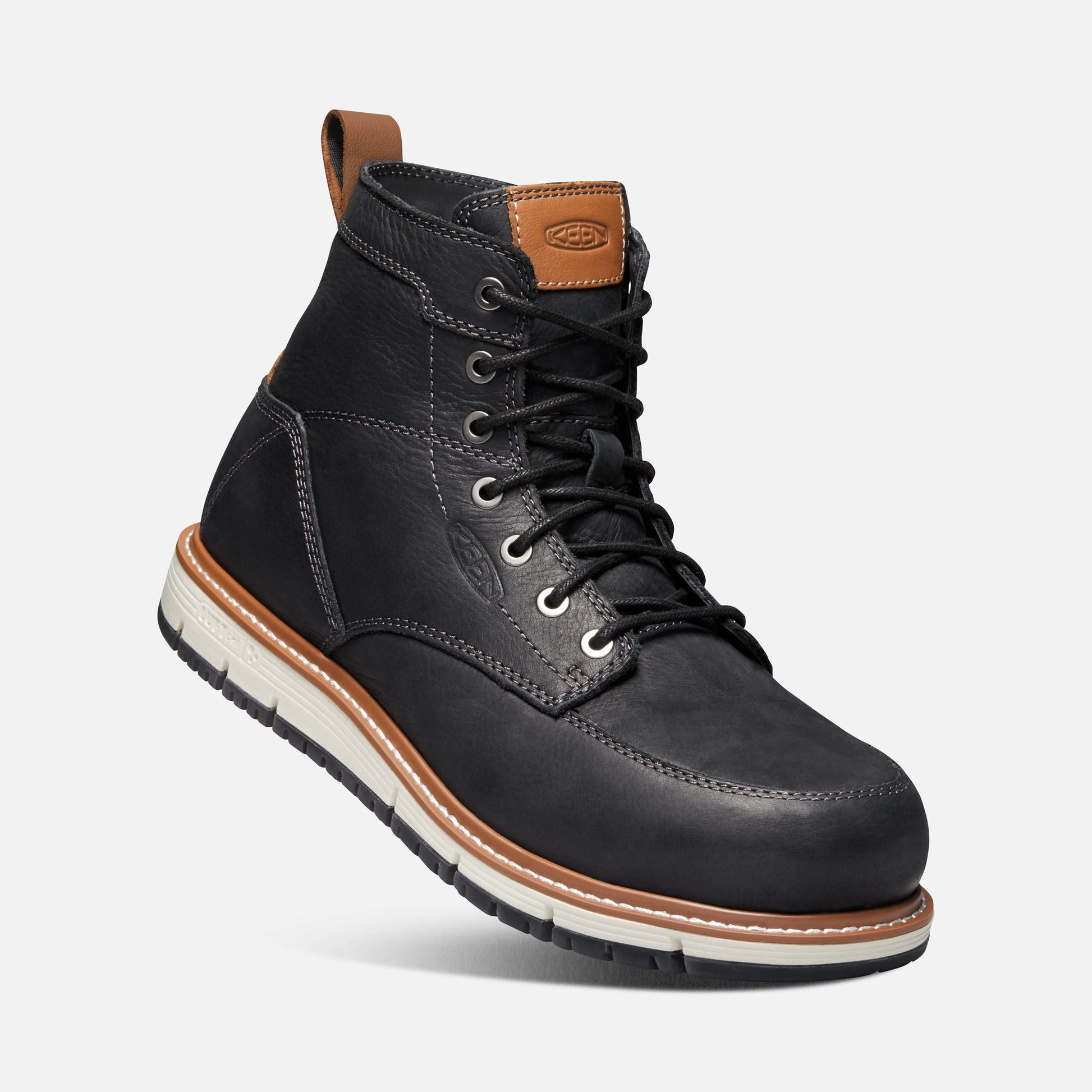 nan Keen Men's San Jose 6 Inch Aluminum Safety Toe Work Boot, nan: 8.5, nan: D, nan: nan