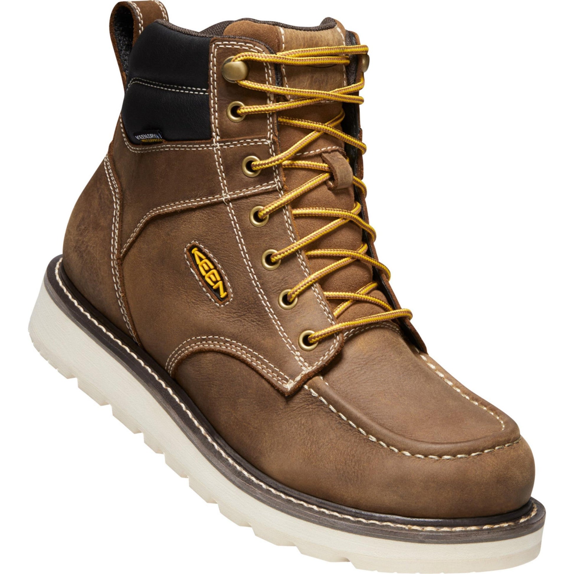 nan Keen Men's Cincinnati 6 Inch Wp Safety Toe Work Boot, nan: 7.5, nan: D, nan: nan