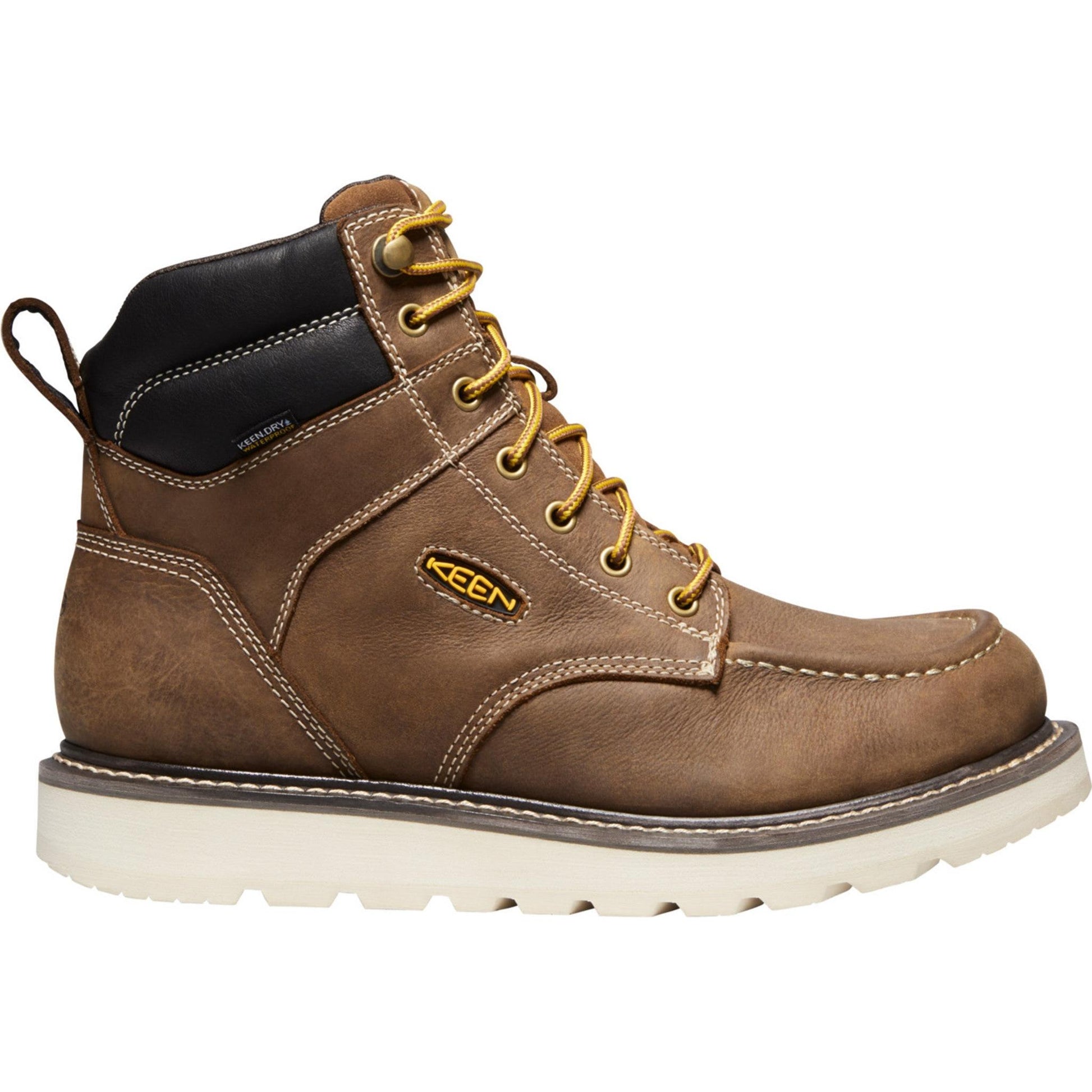 nan Keen Utility Men's Cincinnati 6 Inch Wp Soft Toe Work Boot, nan: 8, nan: D, nan: nan