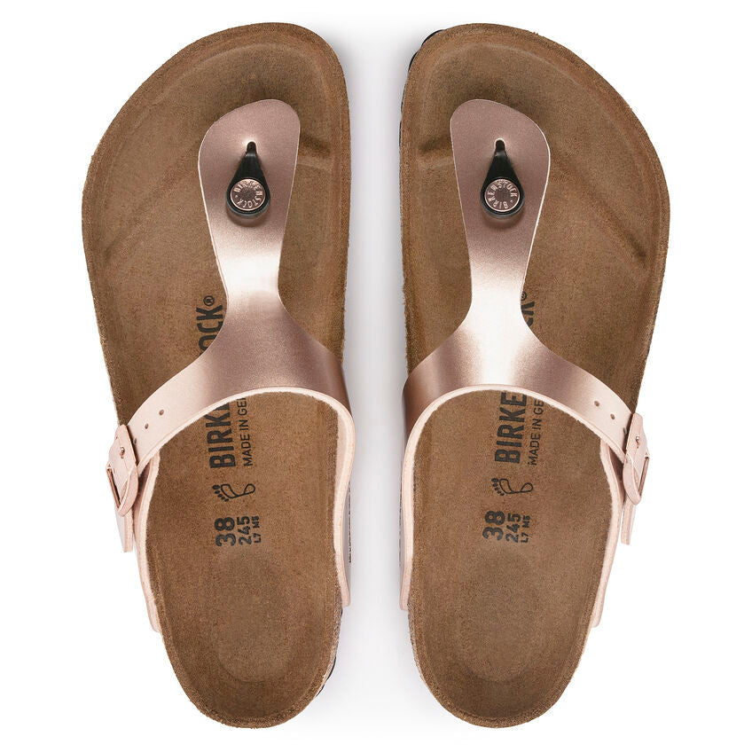 nan Birkenstock Women's Gizeh  Thong Sandal  Copper, nan: 38, nan: R, nan: nan