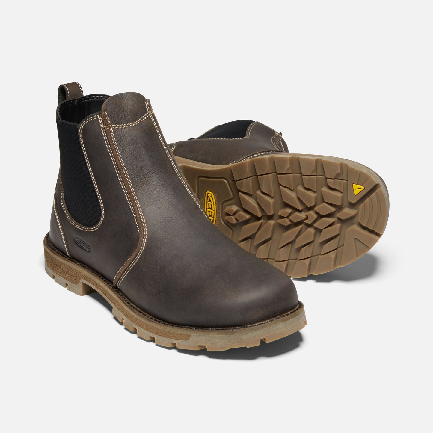 nan Keen Utility Men's Seattle Romeo Soft Toe Pull On Work Boot, nan: 7.5, nan: D, nan: nan