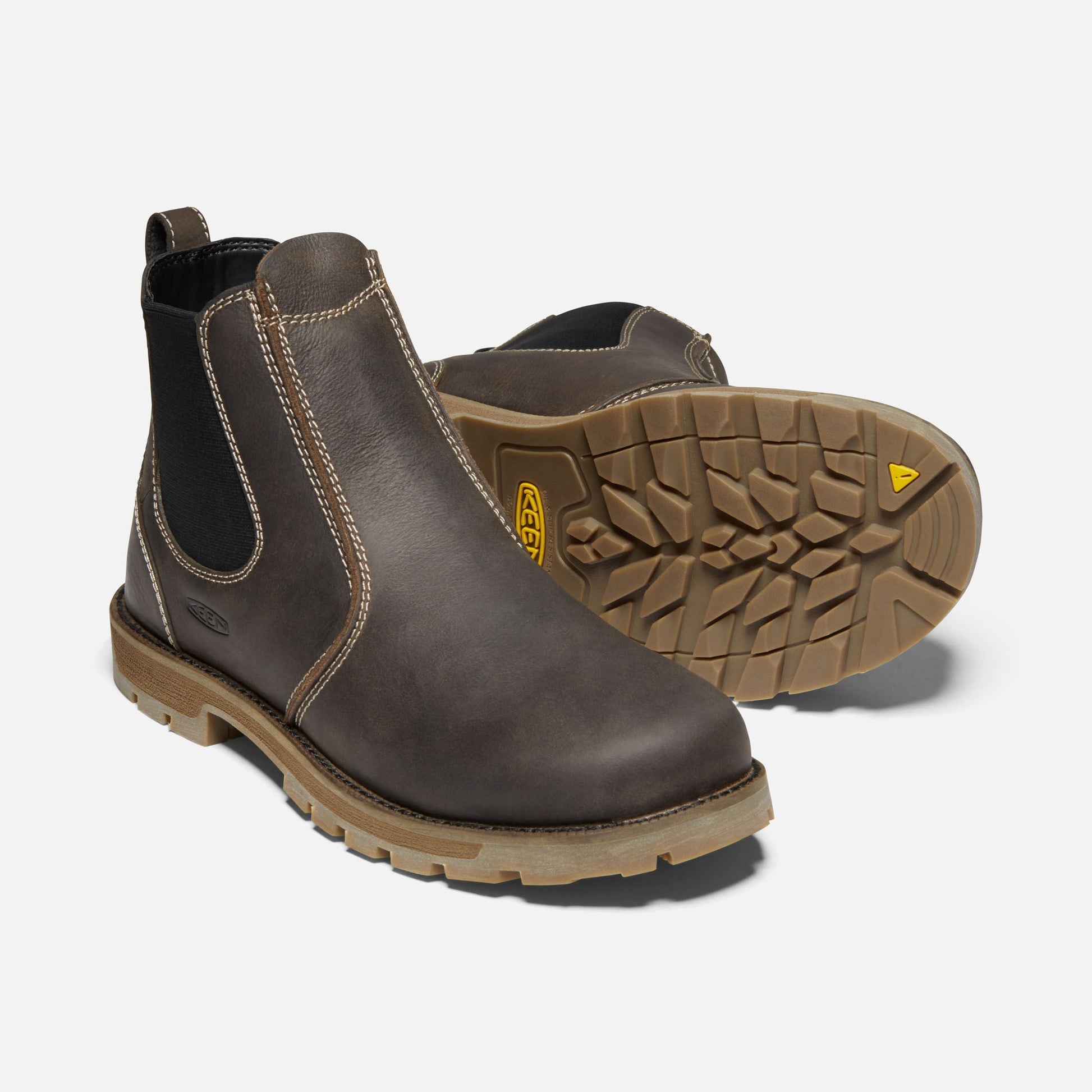nan Keen Utility Men's Seattle Romeo Soft Toe Pull On Work Boot, nan: 7.5, nan: D, nan: nan