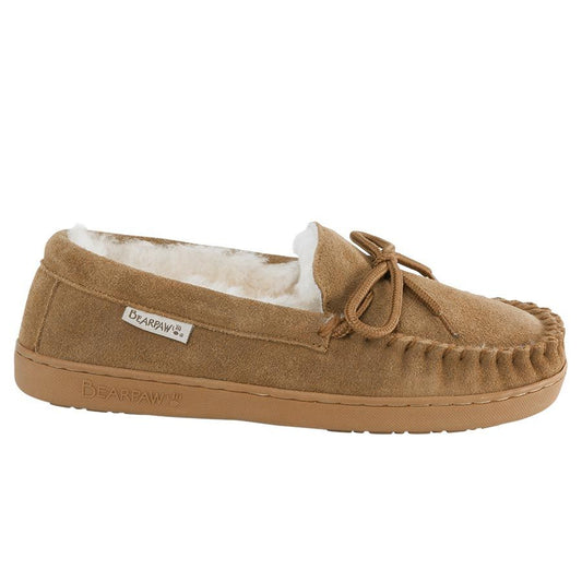 nan Bearpaw Men's Moc II Suede Moccasin Slipper Hickory, nan: 9, nan: nan, nan: nan