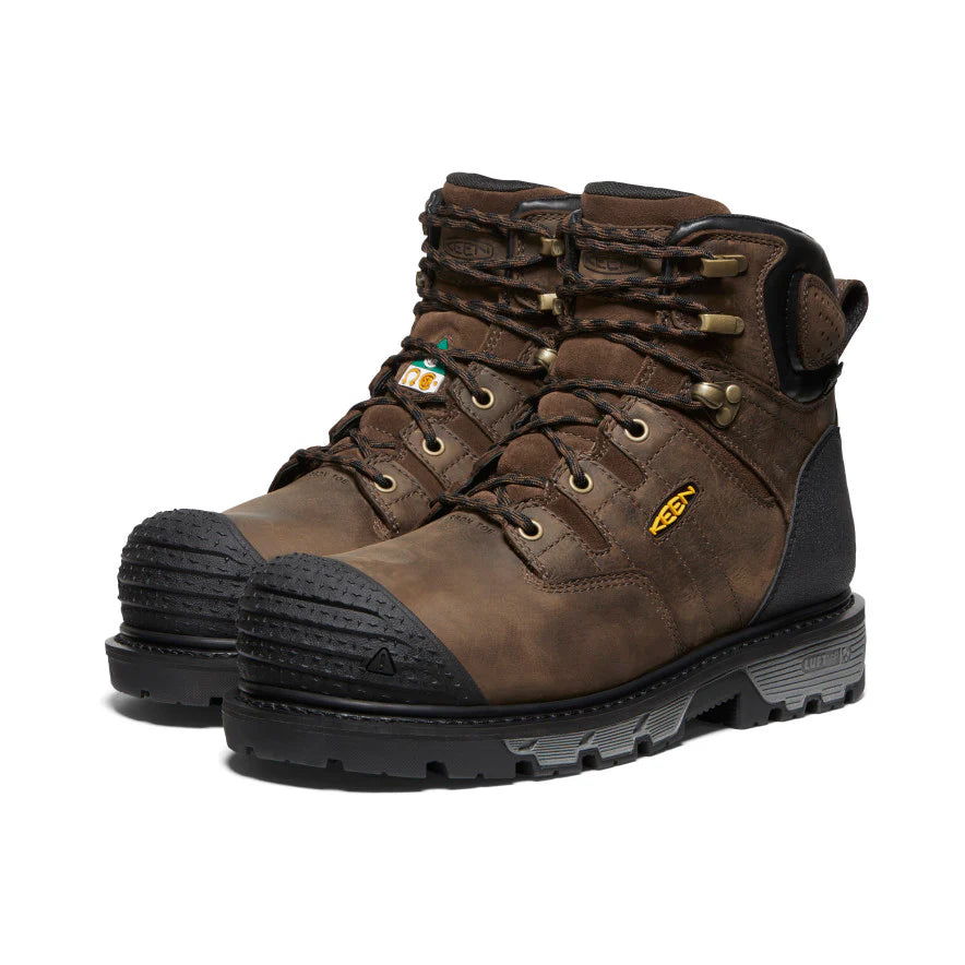 KEEN MEN'S CSA CAMDEN 6 INCH WATERPROOF CARBON FIBER TOE WORK BOOT
