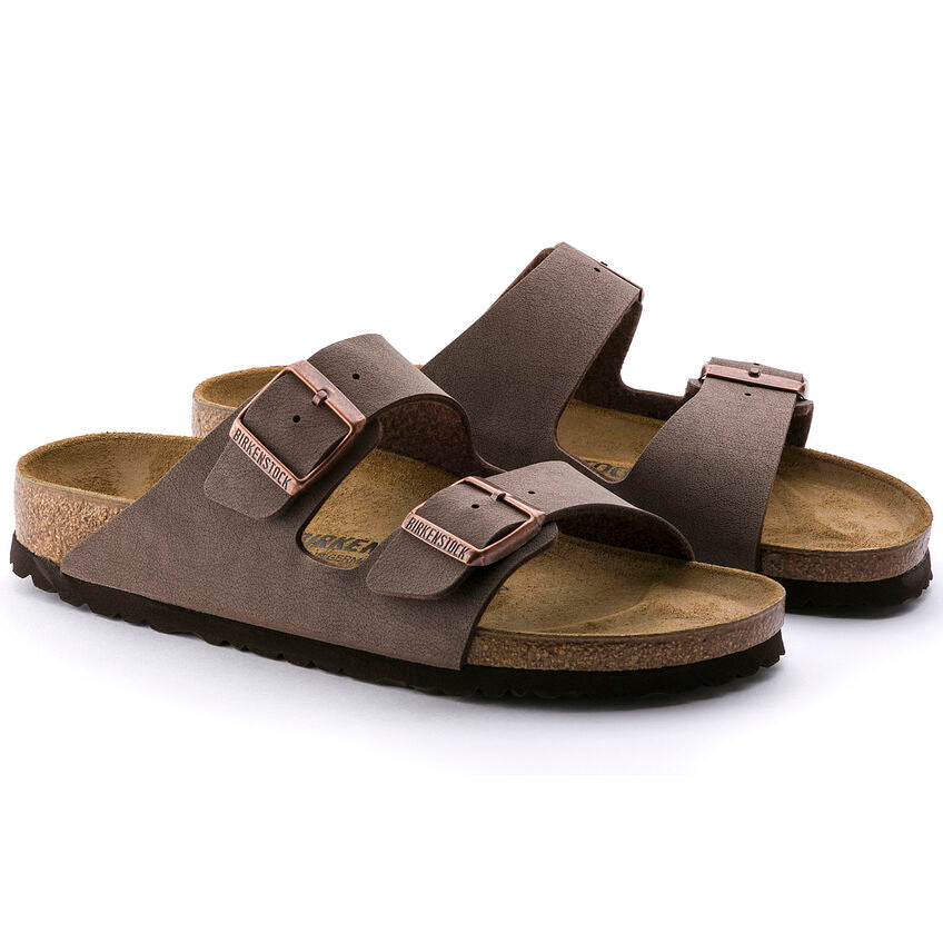 nan Birkenstock Women's Arizona 2 Strap Sandal  Birkibuc Mocha, nan: 39, nan: R, nan: nan