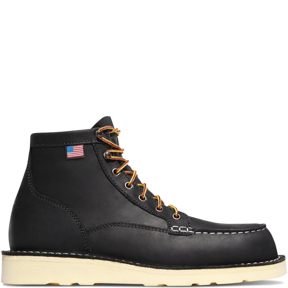 nan Danner Men's Bull Run 6 Inch Soft Toe Work Boot, nan: 7, nan: EE, nan: nan