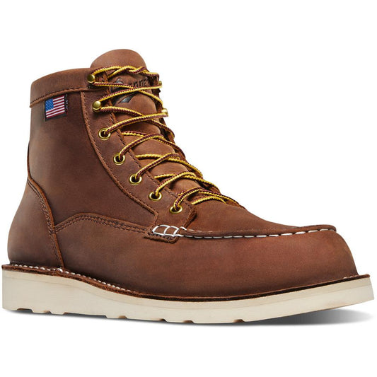 Danner Danner Bull Run Mns 6 Inch Soft Toe Work Boot, Size: 7, Width: D, nan: nan