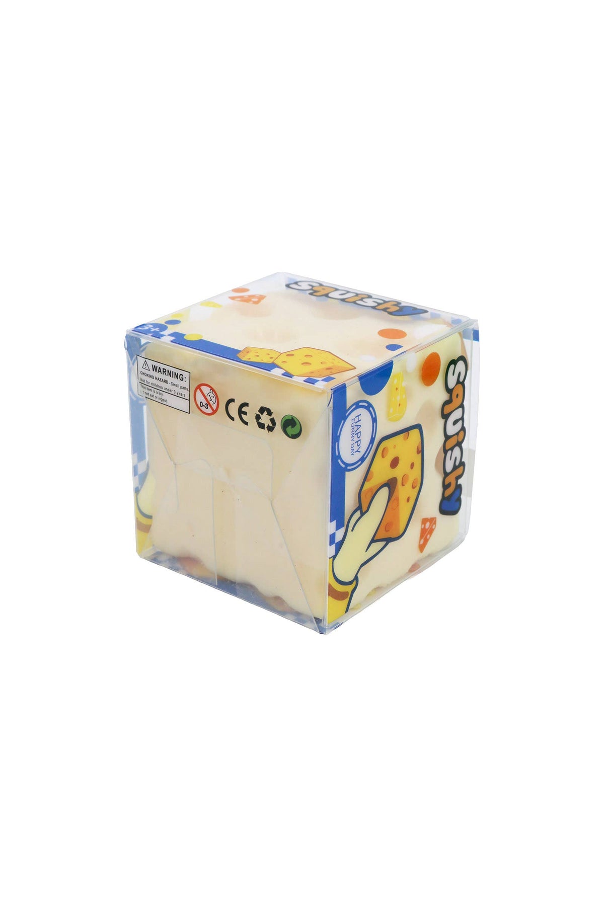 Cap Zone Mini Cheese Zero Rebound Crunchy Bead Slime Filled Squishy – Assorted
