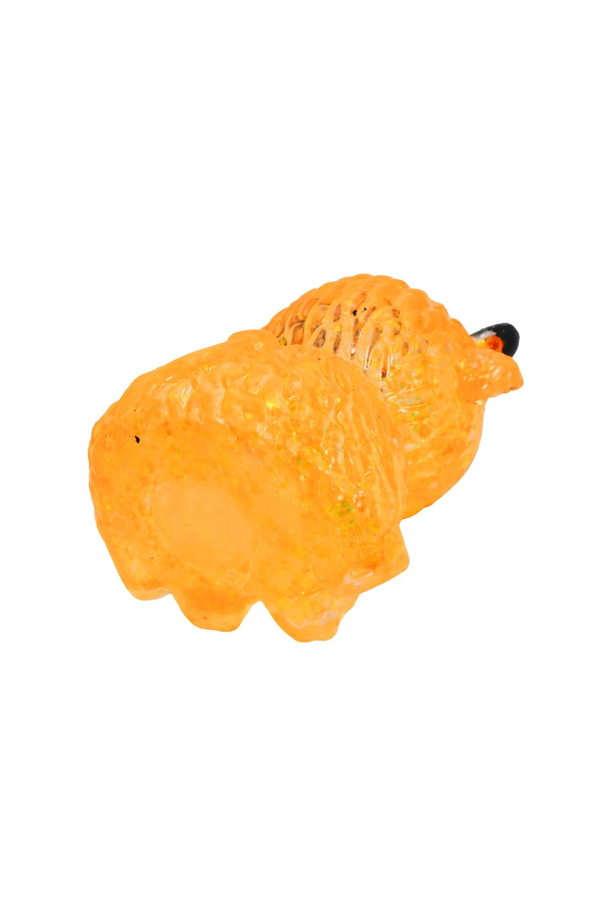 Cap Zone Baby Highland Cow Glitter Thick Maltose Putty Filled Squishy – Orange