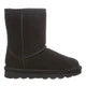 nan Bearpaw Kids Elle Short Suede Boot Black, nan: 3, nan: nan, nan: nan