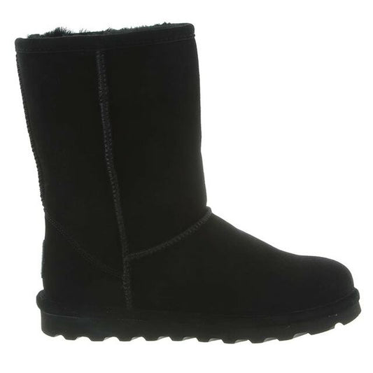 nan Bearpaw Women's Elle Short Suede Black Boot, nan: 7, nan: M, nan: nan