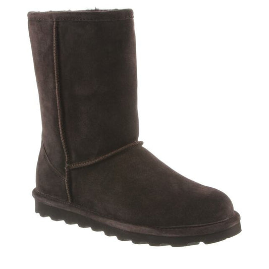 BEARPAW Bearpaw Women's Elle Short Suede Boot Chocolate, SIZE: 6, Width: M, nan: nan