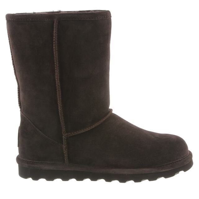 nan Bearpaw Women's Elle Short Suede Boot Chocolate, nan: 8, nan: M, nan: nan
