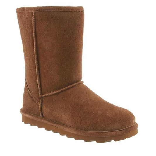 BEARPAW Bearpaw Women's Elle Short Suede Boot Hickory, SIZE: 6, Width: M, nan: nan