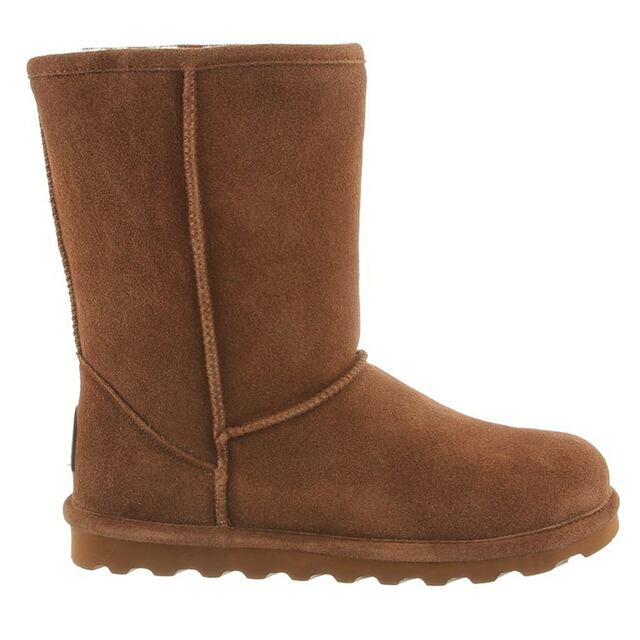 nan Bearpaw Women's Elle Short Suede Boot Hickory, nan: 8, nan: M, nan: nan