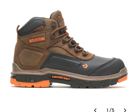 Wolverine Men's Overpass 6 Inch Composite Toe Work Boot (W10717)