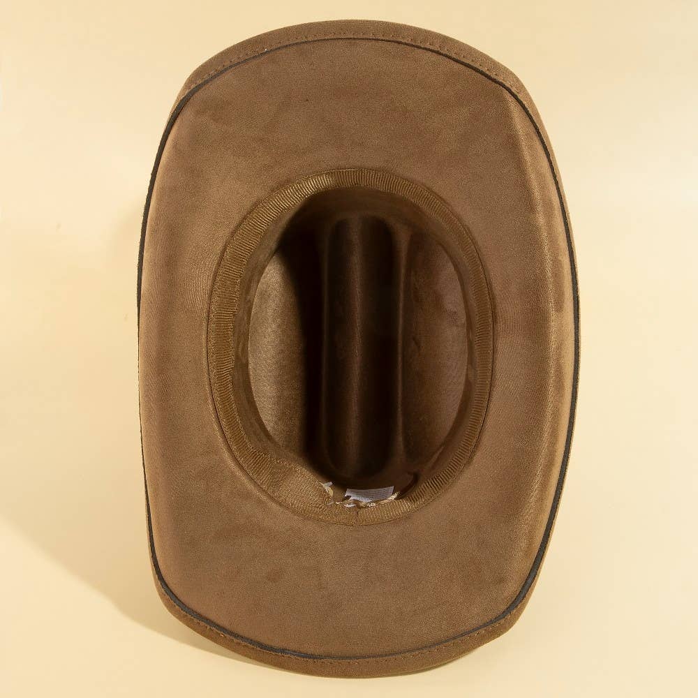 Heart Strap Belt Western Cowboy Hat: BR