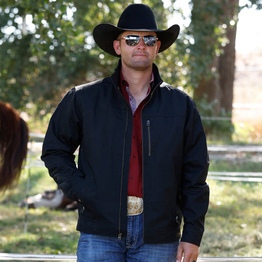 Cinch Men's Concealed Carry Canvas Jacket - Black (MWJ1938001) - view 1