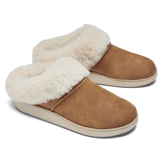 Olukai Olukai Women's Ku'I Slipper Tan/Bone, Size: 6, Width: B, nan: nan