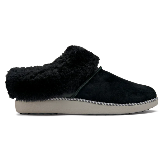 nan Olukai Women's Ku'I Slipper Black, nan: 7, nan: B, nan: nan