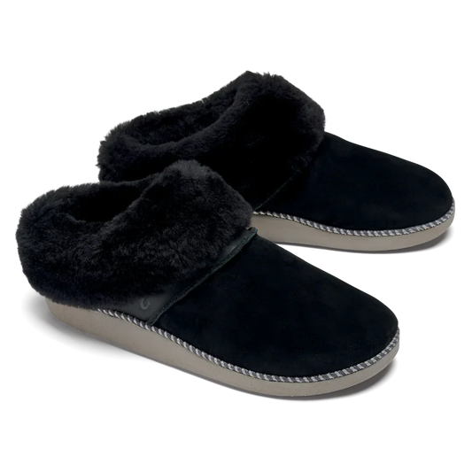 Olukai Olukai Women's Ku'I Slipper Black, Size: 6, Width: B, nan: nan