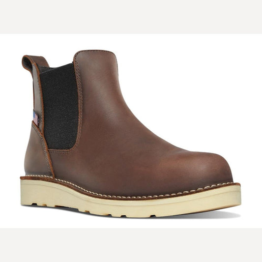 Danner Danner Men's Bull Run Chelsea Soft Toe Work Boot, Size: 7, Width: D, nan: nan