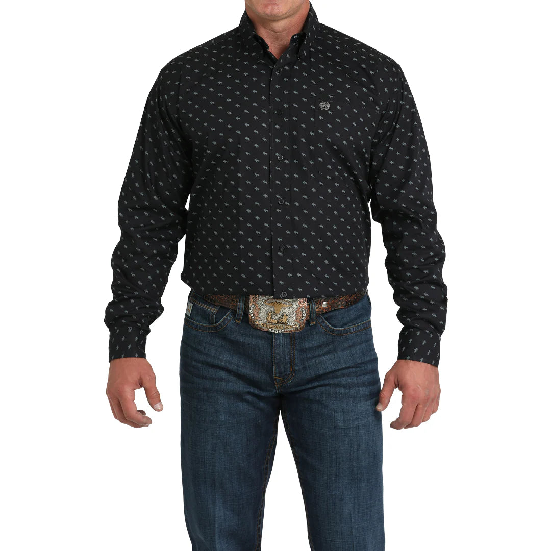 Cinch Men's Long Sleeve Button Down Top