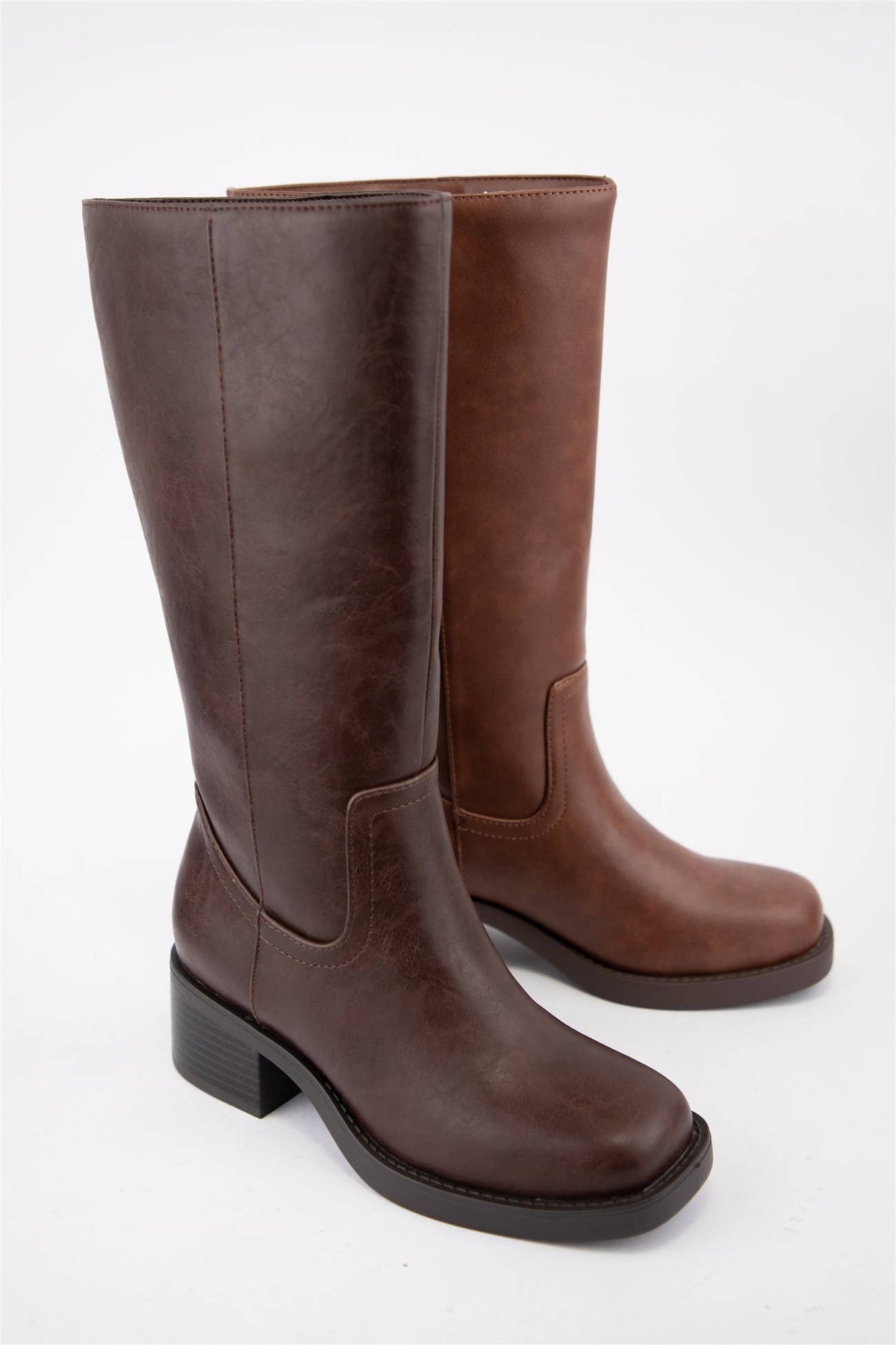 CCOCCI Women's Belvin Tall Block-Heel Boots