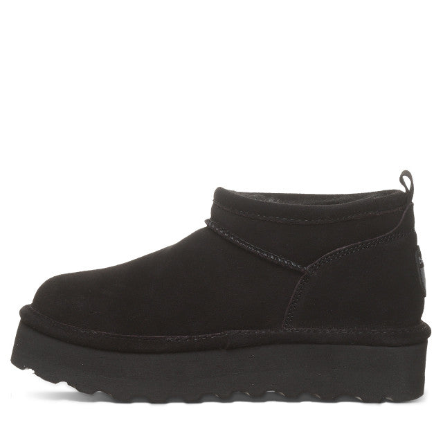 nan Bearpaw Women's Retro Super Shorty Sheepskin Boot Black, nan: 7, nan: M, nan: nan