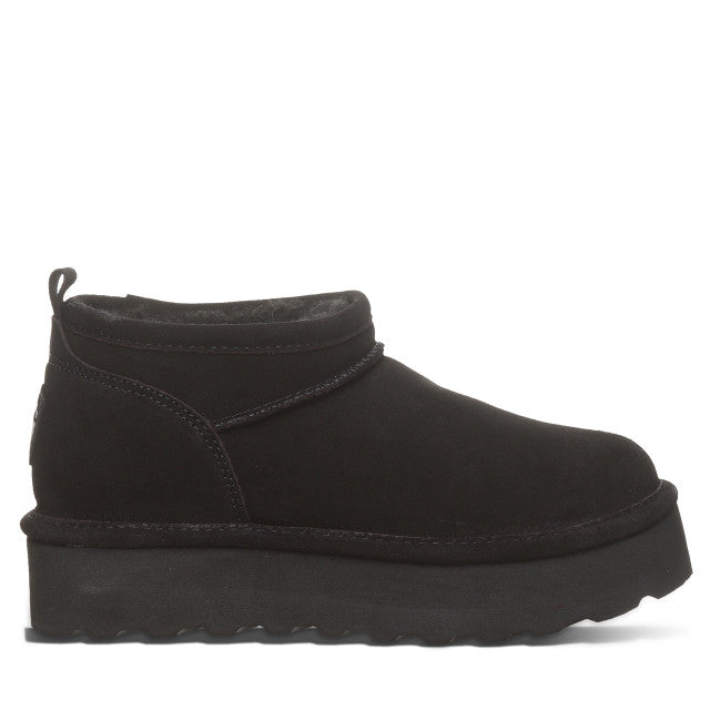nan Bearpaw Women's Retro Super Shorty Sheepskin Boot Black, nan: 8, nan: M, nan: nan
