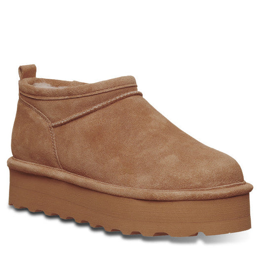 Bearpaw Bearpaw Women's Retro Super Shorty Sheepskin Boot Hickory, Size: 6, Width: M, nan: nan